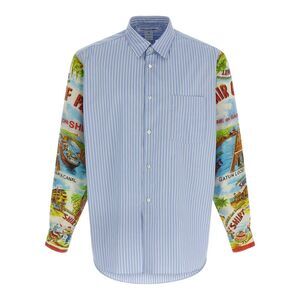 Comme Des Garcons Shirt Men's Patterned Sleeve Shirt